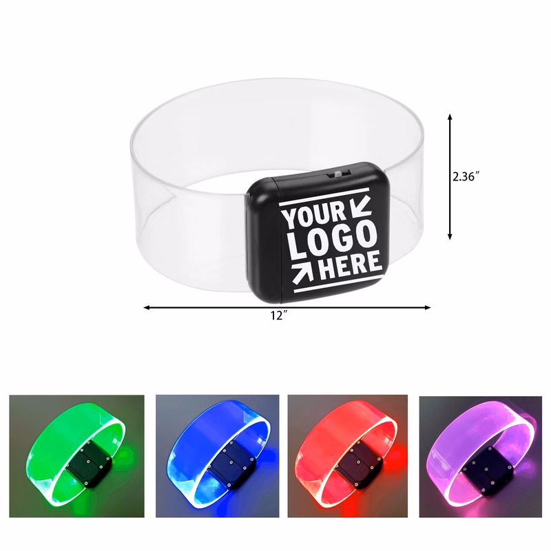 LED Light Up Bracelets with Magnetic