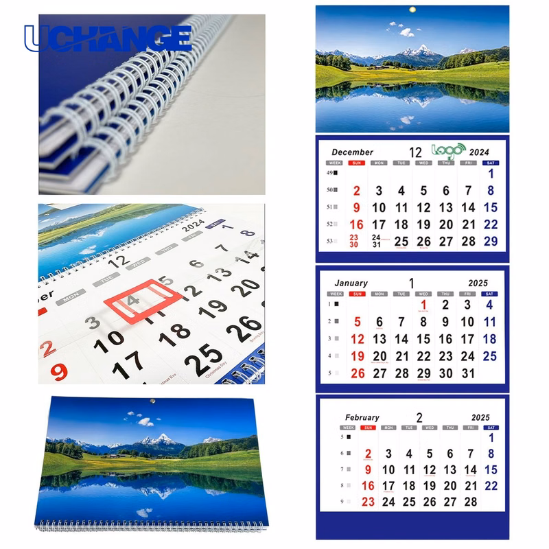 Four-Panel Custom Wall Calendar