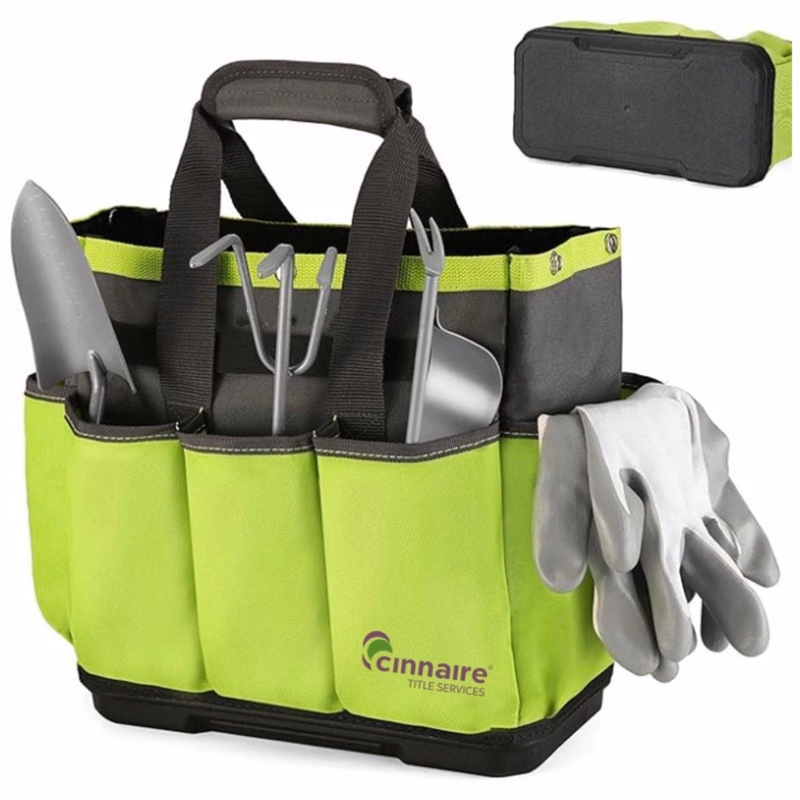 Garden Tool Bag With Waterproof Plastic Base