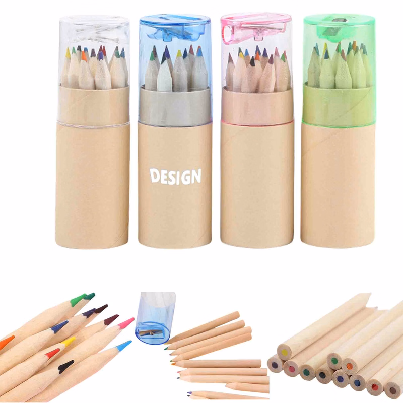 12-Color Pencils for School Art Drawing