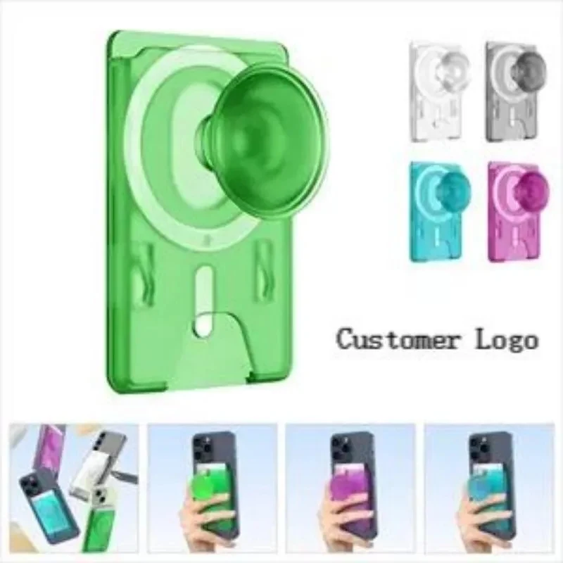 Magnetic Wallet Card Holder with Phone Grip 1