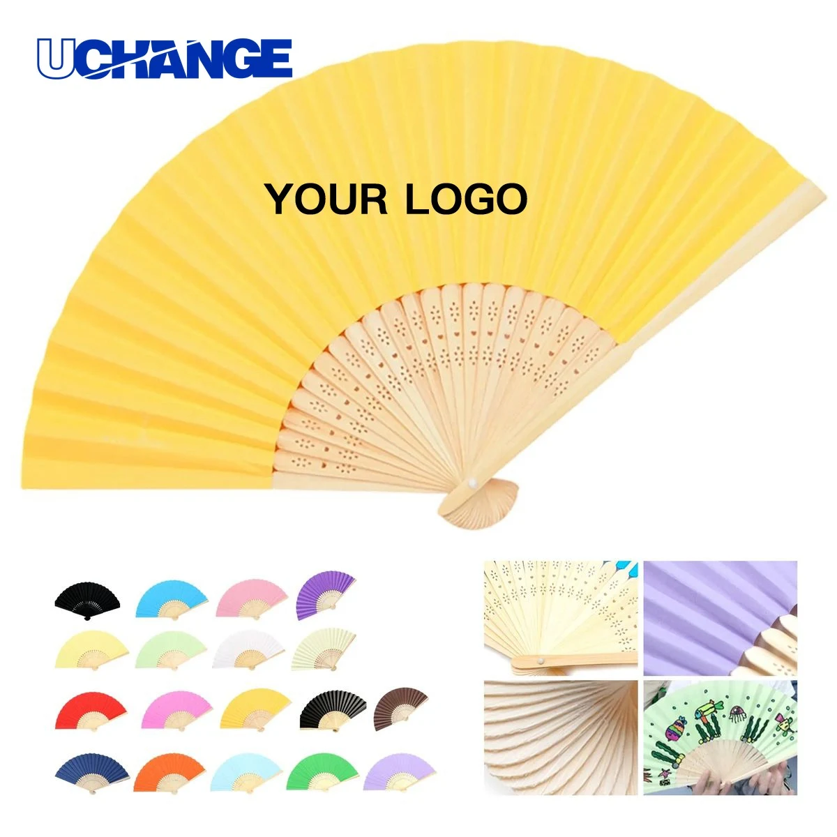 Bamboo Frame Event Hand Fan 1