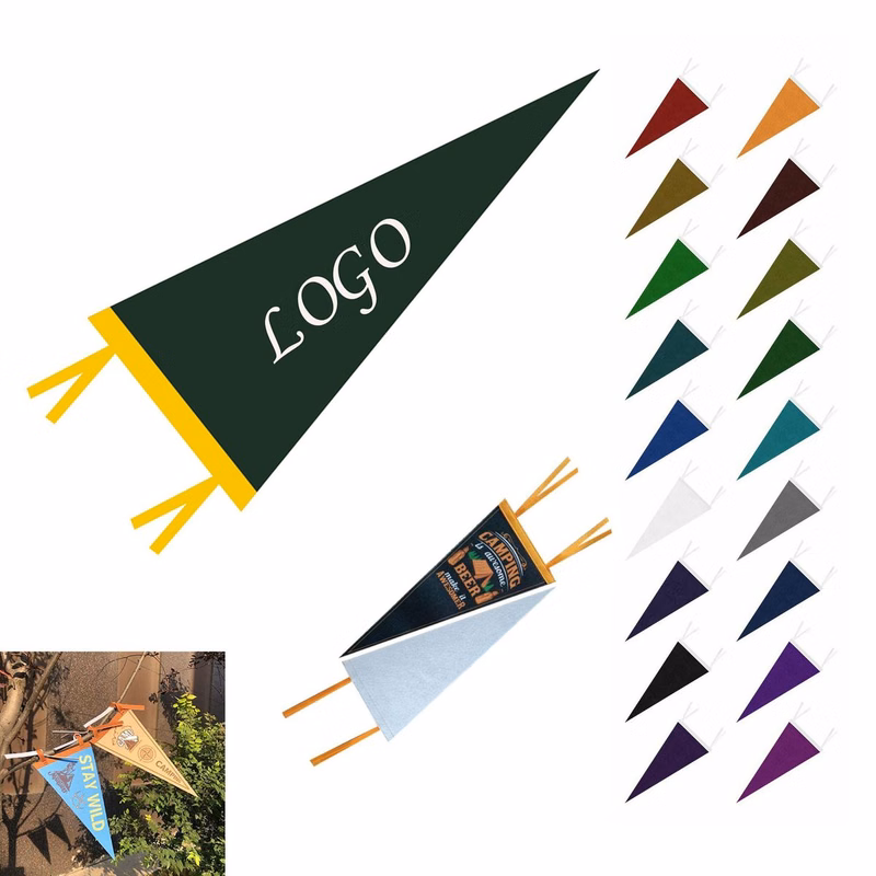Triangle Felt Pennant Flag Banner