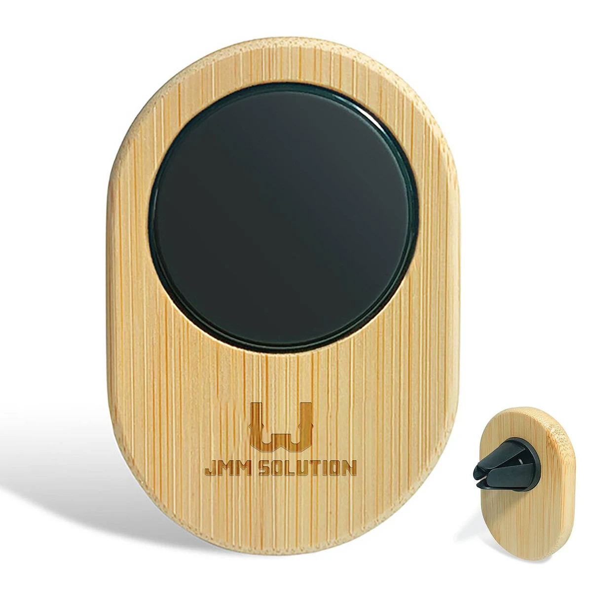 Bamboo Wood Magnetic Car Phone Holder 1