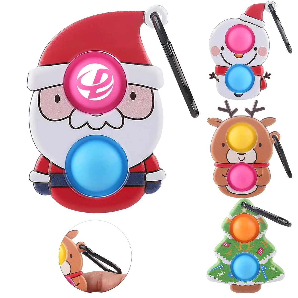 Christmas Push Bubble Pop Fidget Toy Sensory Squeeze 1