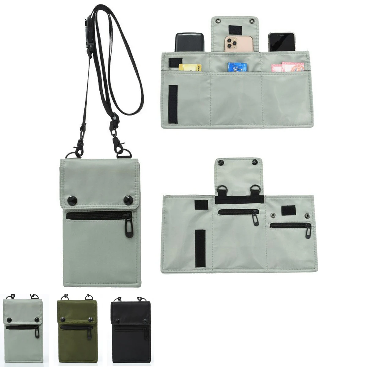 Waterproof Crossbody Messenger Satchel Storage Bag 1