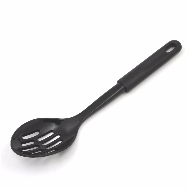 Jumbo Slotted Spoons - Black Nylon 11.5"