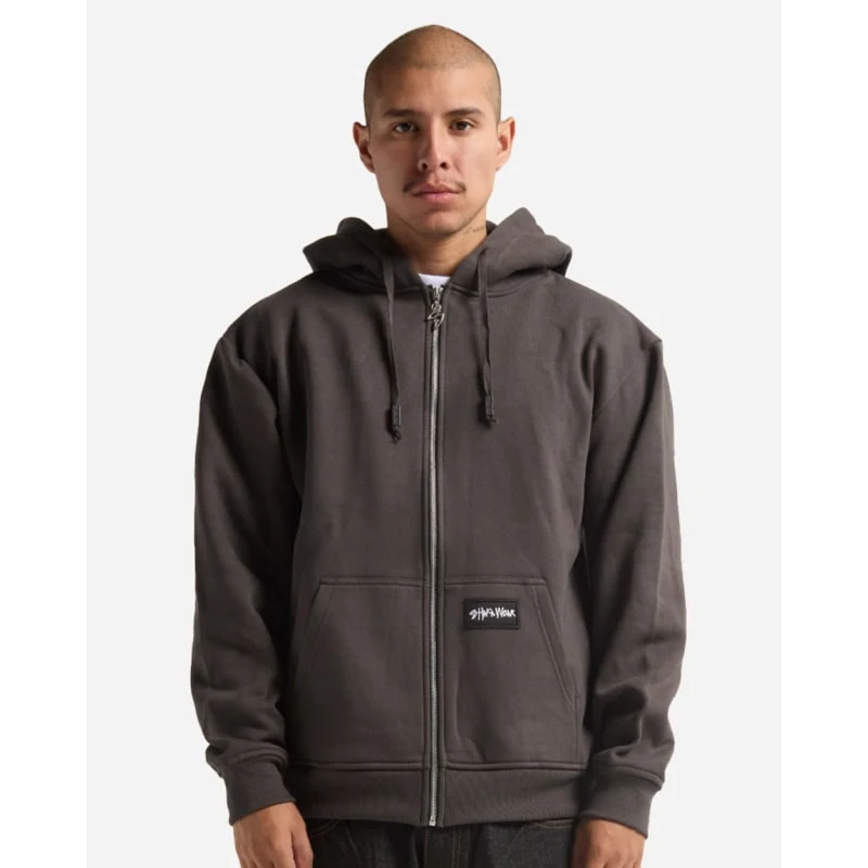 Shaka Wear Unisex Essential Super Heavyweight Full-Zip Hooded Sweatshirt - SHEHZ, custom hoodie or sweatshirt with logo imprint 1