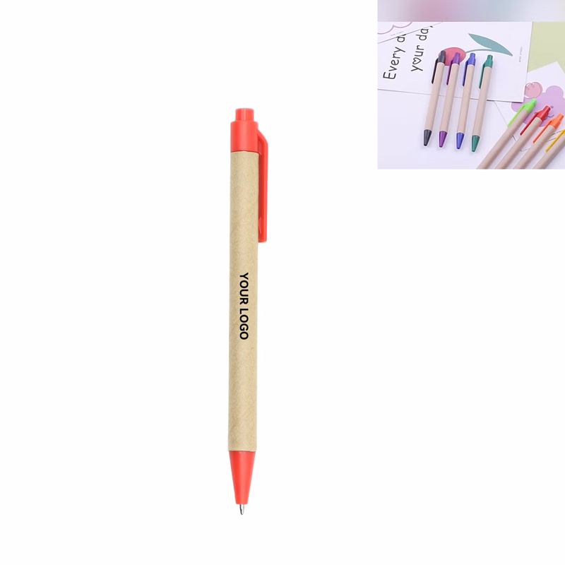 Recyclable Paper Tube Click Pen