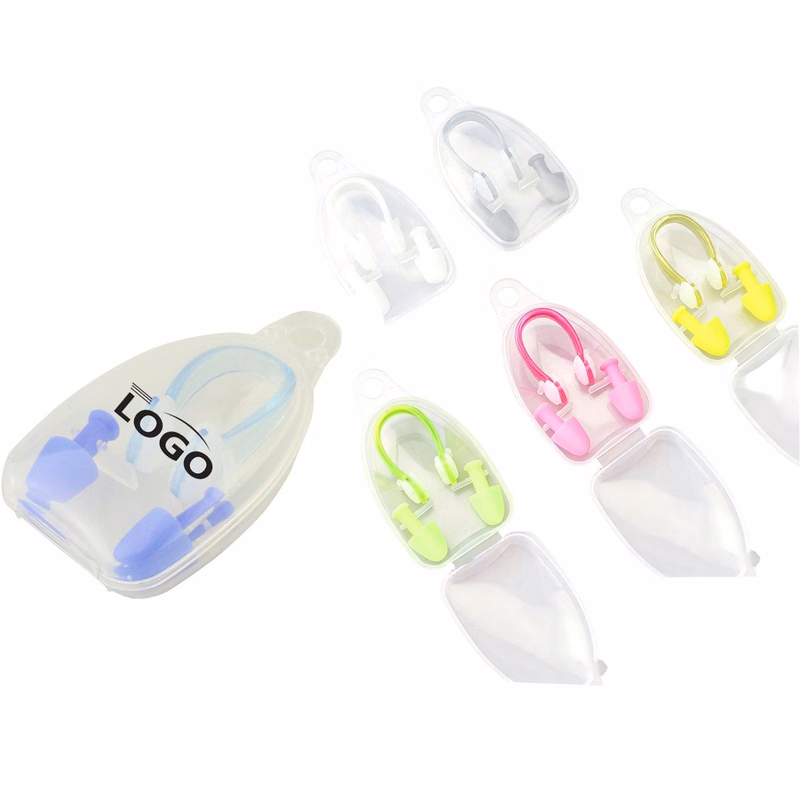 Swimming Nose Clip and Earplug Waterproof Set