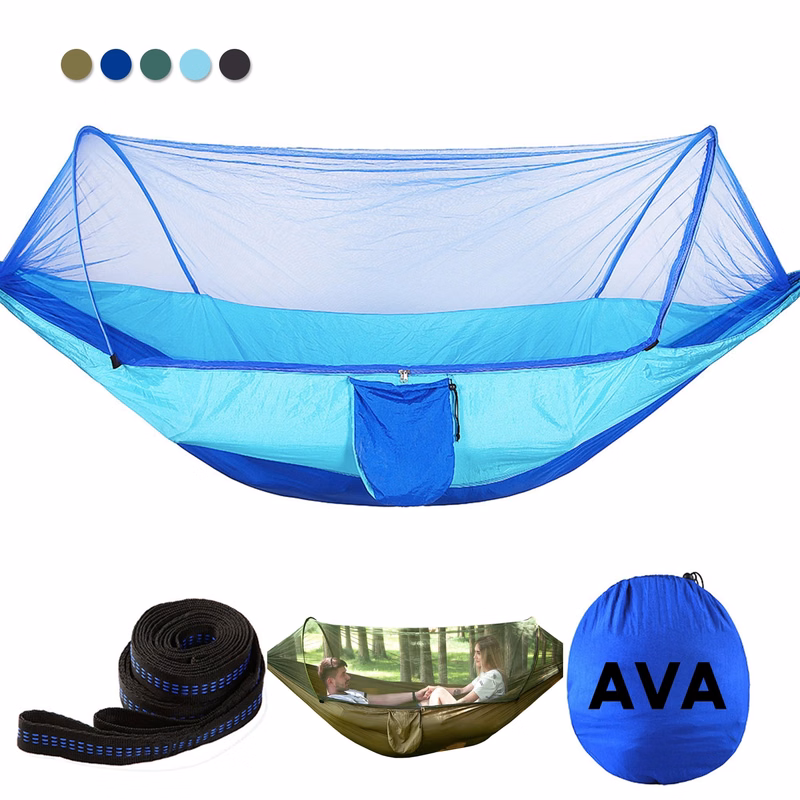 Automatic Quick Open Mosquito Net Hammock
