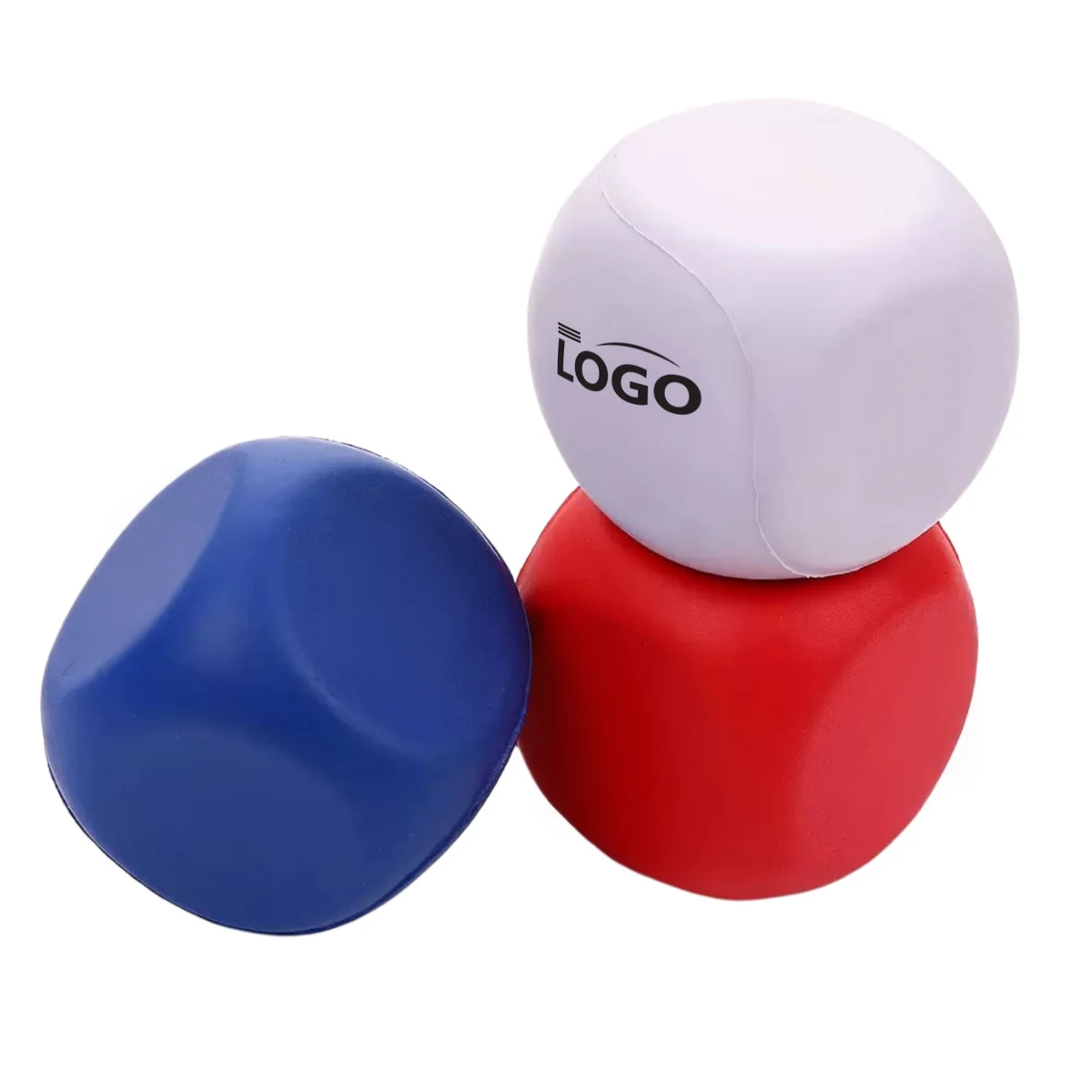 Soft PU Foam Squishy Dice Fidget Toy 1