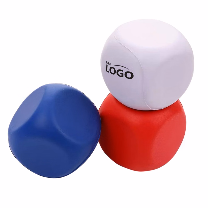 Soft PU Foam Squishy Dice Fidget Toy