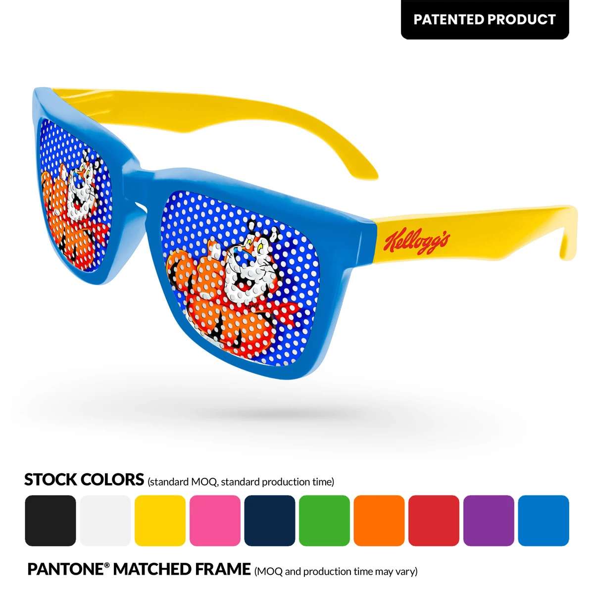 2-Tone Pinhole Bold Sunglasses 1