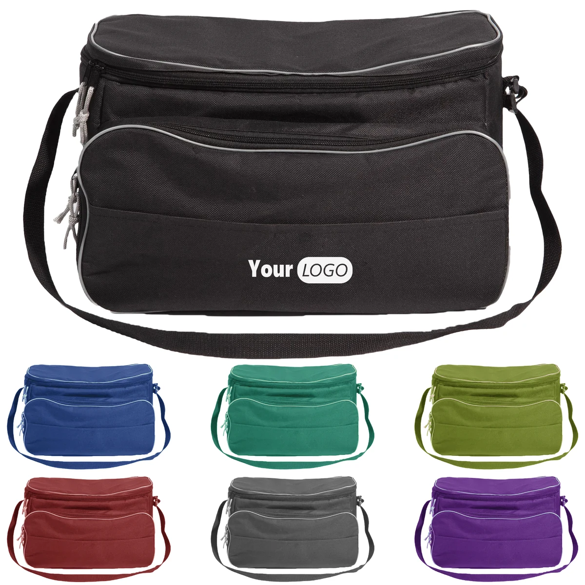 Polyester Custom Multi-Function Crossbody Bag 1