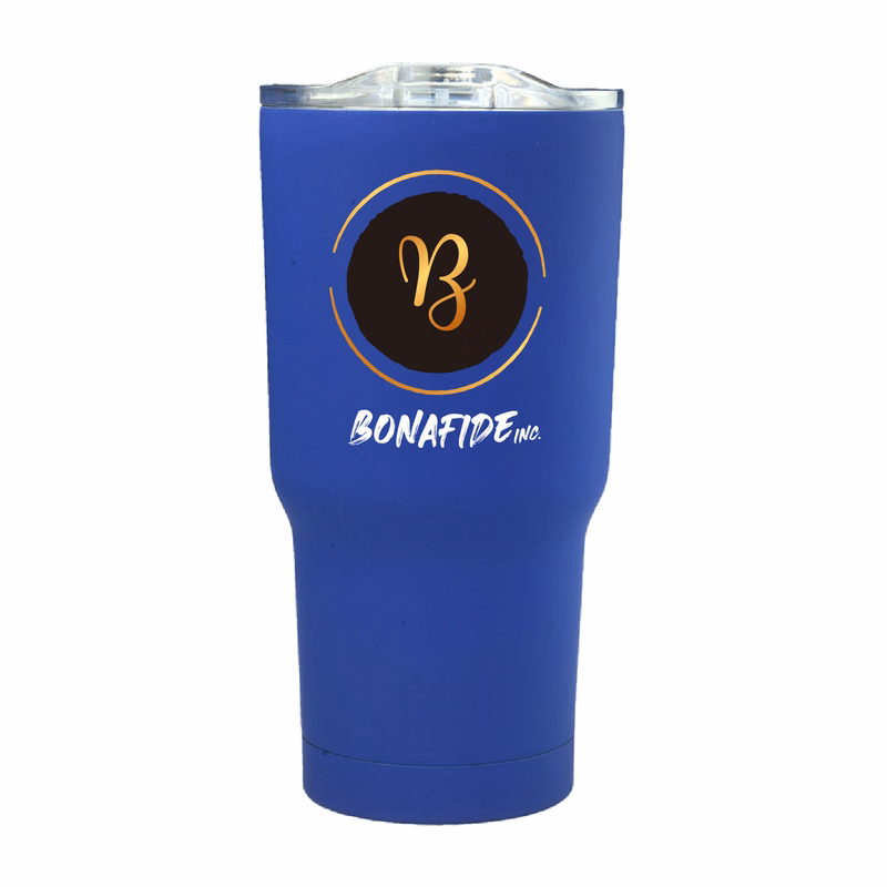 17 oz. Latitude Rubberized Stainless Steel Mug (Full Color Imprint)