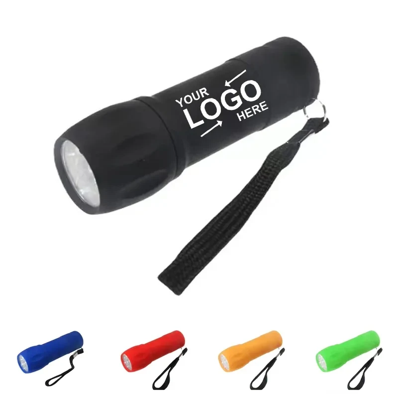 9 Led Plastic Flashlight 1
