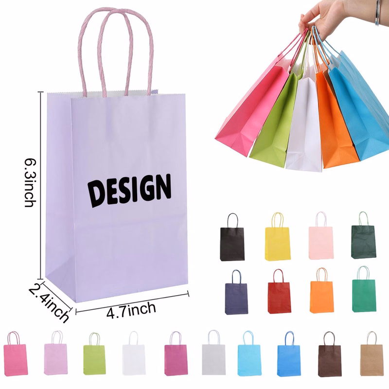 4.7"x 2.4"x 6.3" Paper Gift Bag