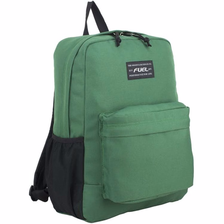 16.5" Classic Cruise Backpacks - Forest Green 2 Mesh Side Pockets