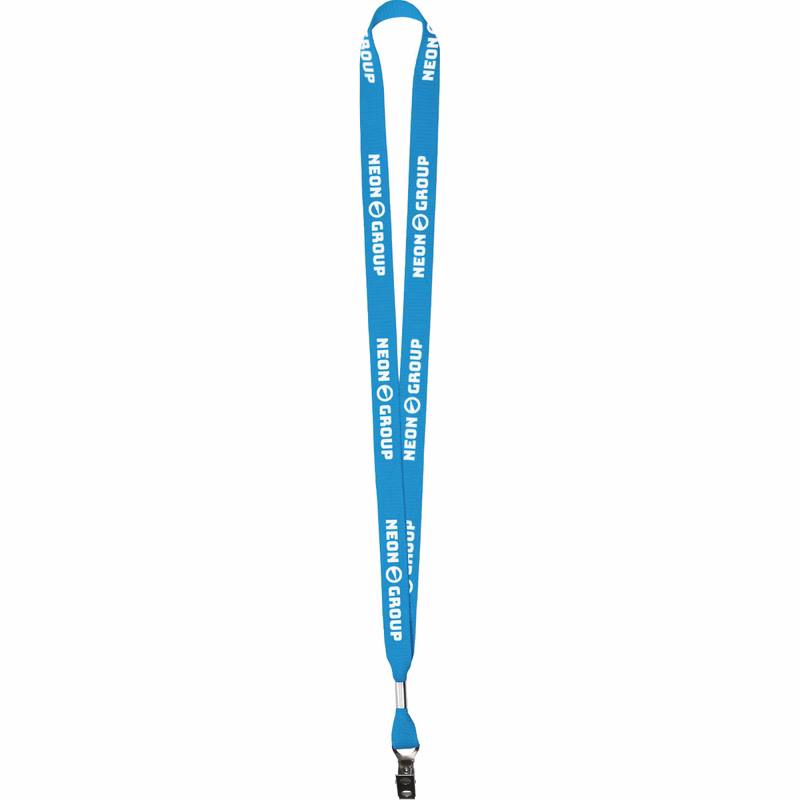 5/8" Neon Polyester Web Lanyard