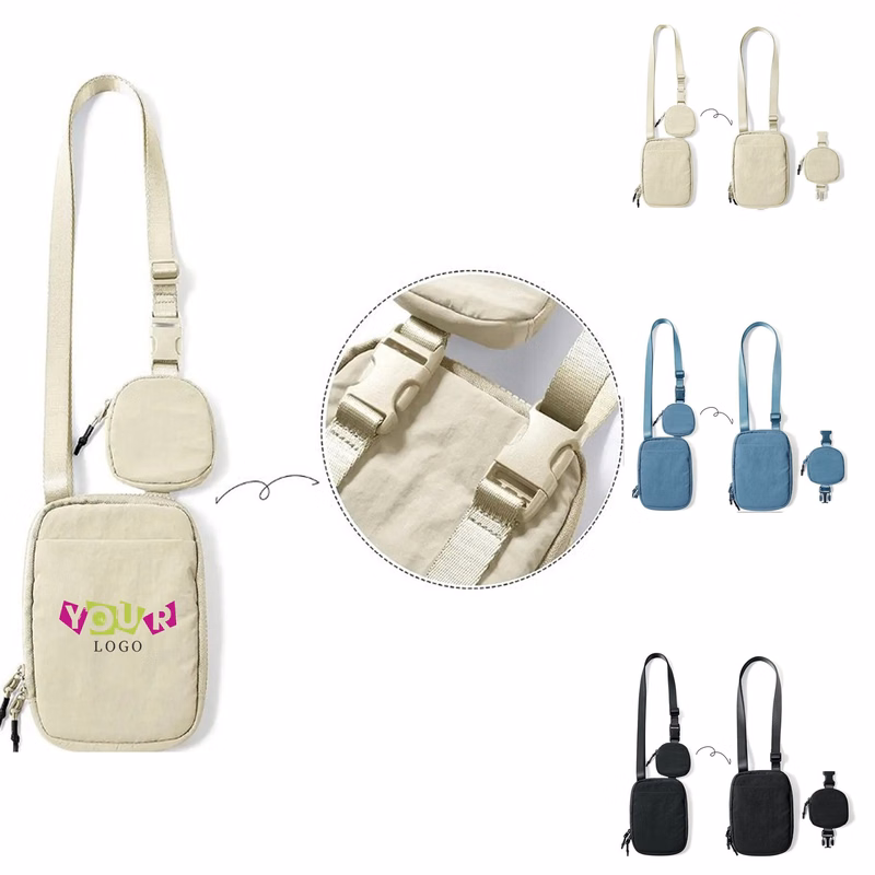 Unisex Detachable Crossbody Bag