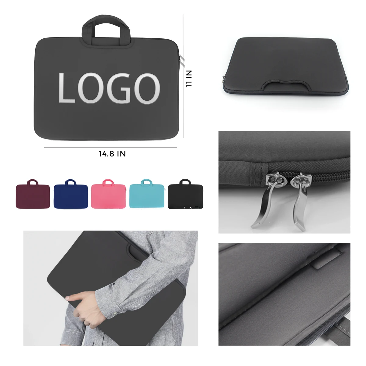 MOQ 10 PCS Stylish Laptop Bag 1