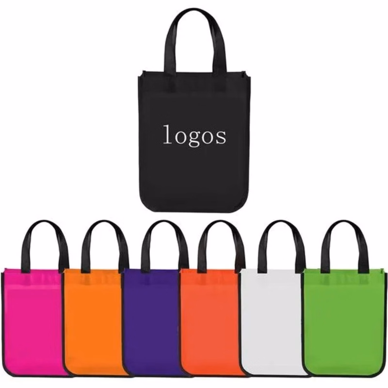 Small Laminated Shopper Tote Non-Woven Fabric