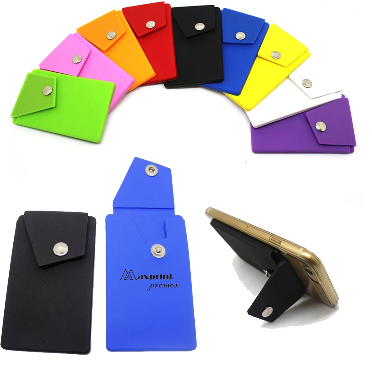 Custom Cell Phone Wallet With Stand 1