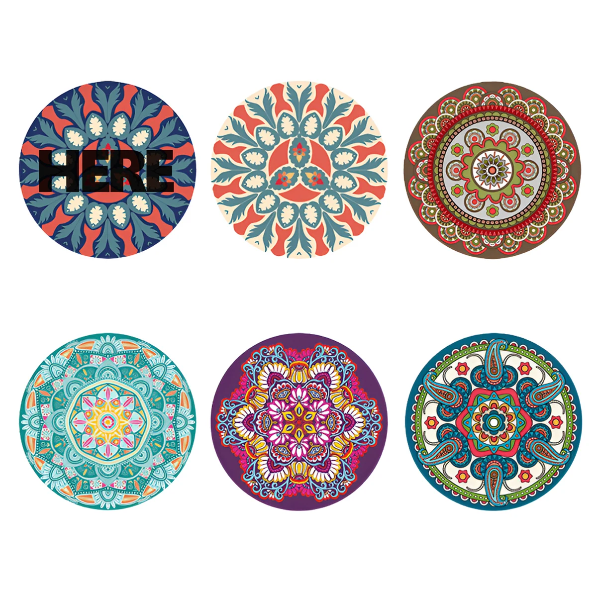 MOQ50 Personalized Heat Resistant Rubber Coaster 1