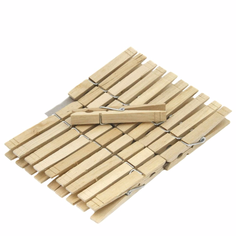 Wood Clothes Pins - Large 20 Pack