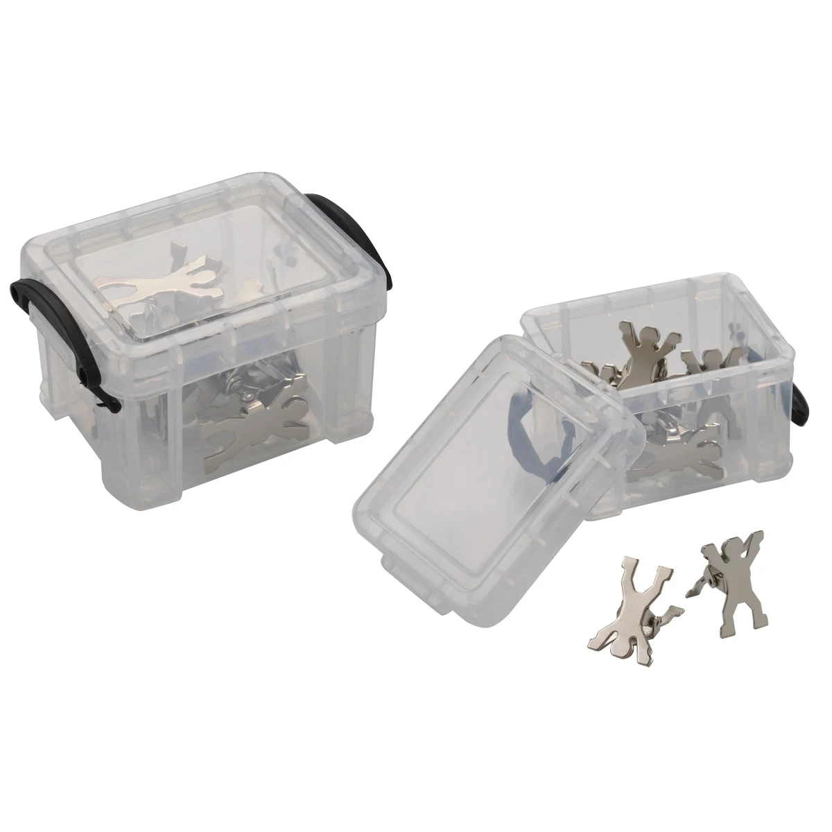 Mini Storage Box w/8 Man Shaped Paper Clip 1