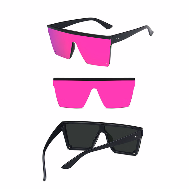 Large frame retro sunglasses