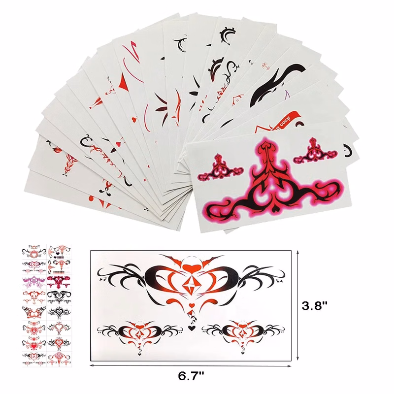 Sexy Navel Temporary Tattoos  3.8"X6.7"