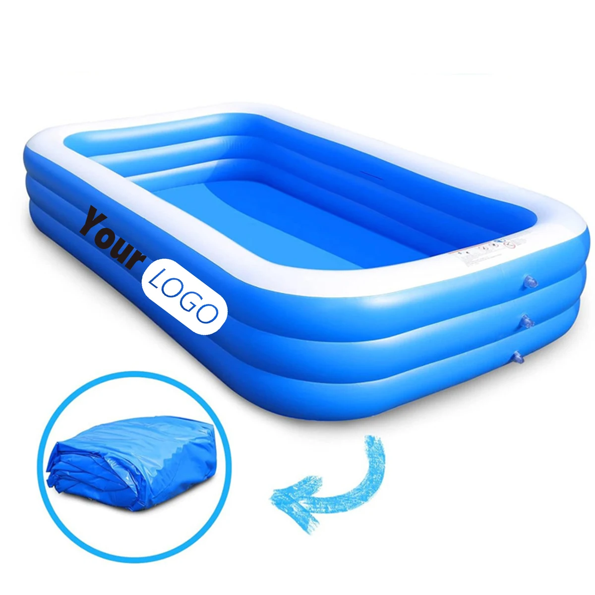 Thickened Blow up Kiddie Pool 1
