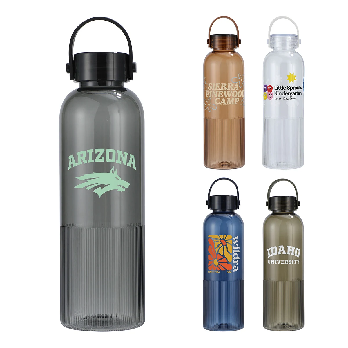 Tasman 24 oz RPET Reusable Plastic Bottle 1