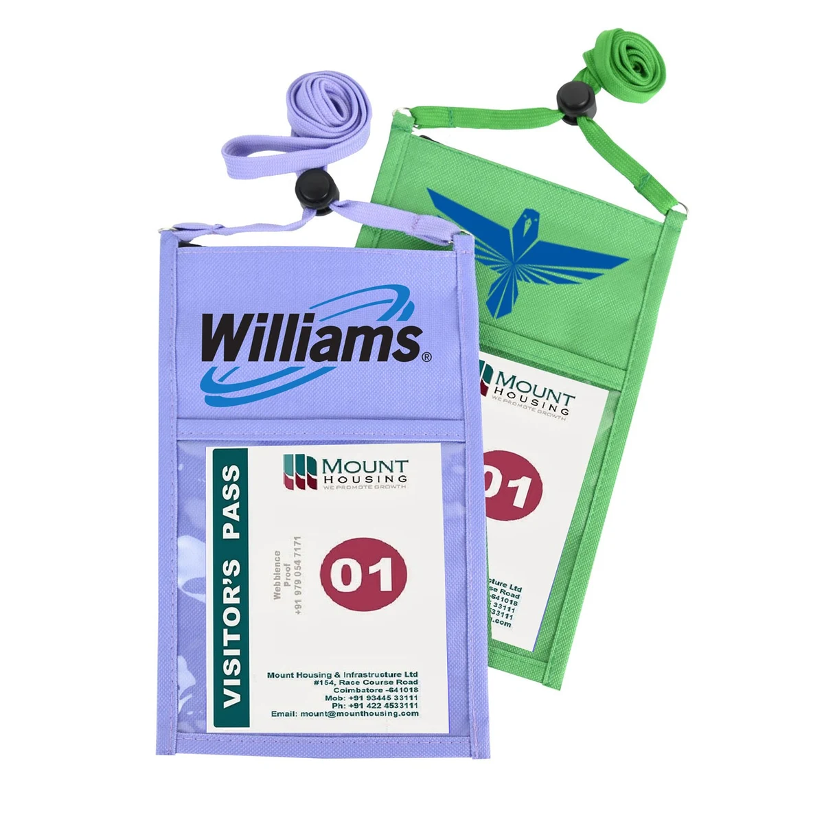 POLYESTER LARGE TRADE SHOW WALLET 1