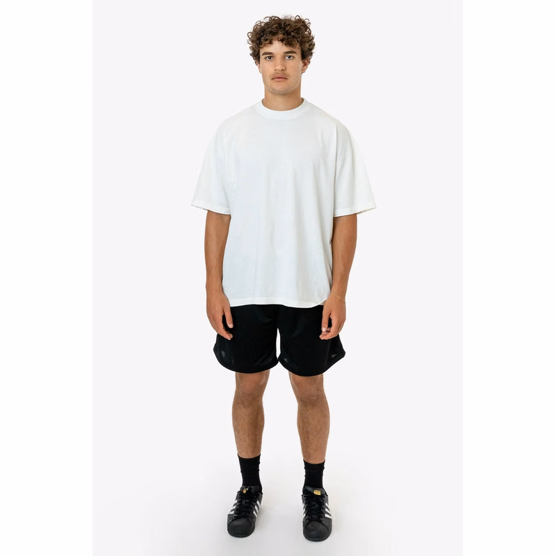 POLY PIQUE MESH MID-LENGTH SHORTS
