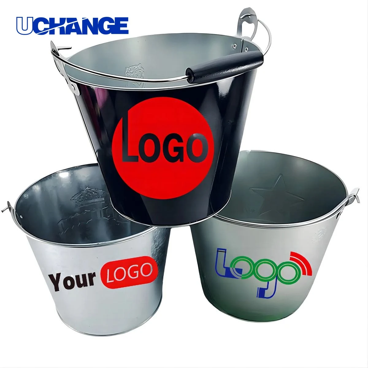 Full Color Ice Bucket Container with Bottle Opener (5L) 1