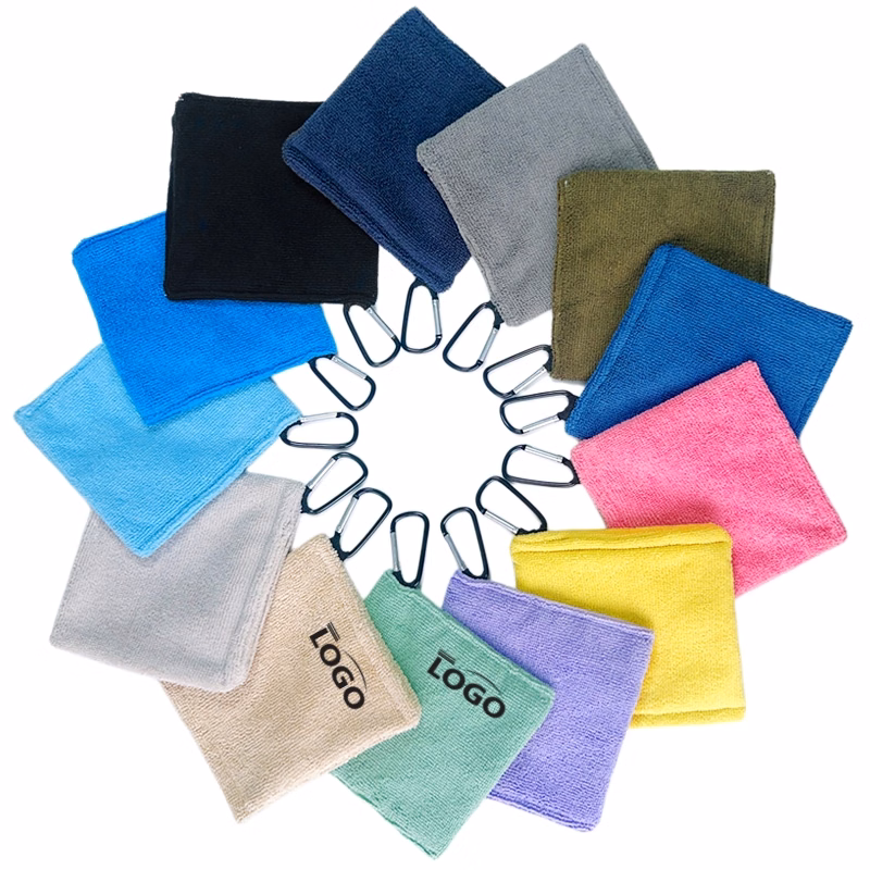 Absorbent Microfiber Golf Ball Cleaning Wipe Towel