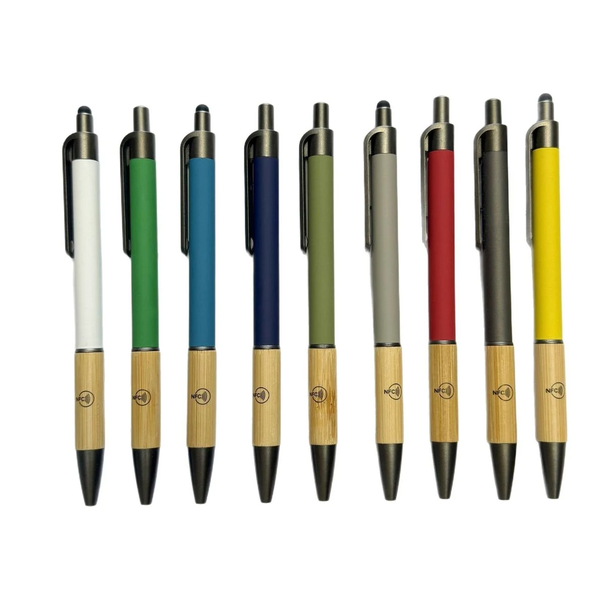 NFC Bamboo Metal Ballpoint Pen 1