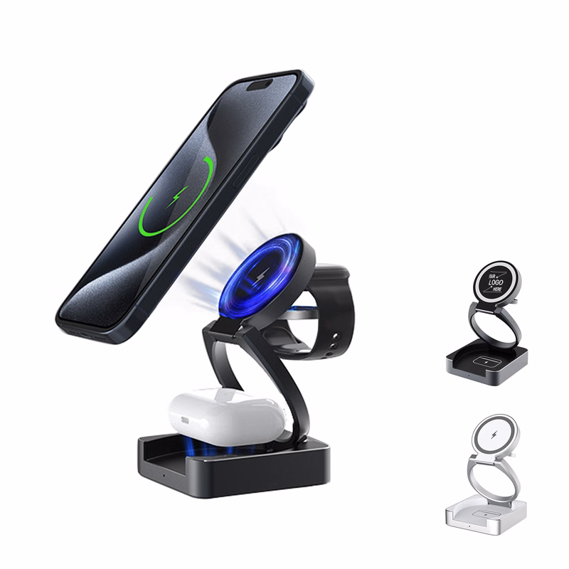 3-in-1 Foldable Wireless Charging Station