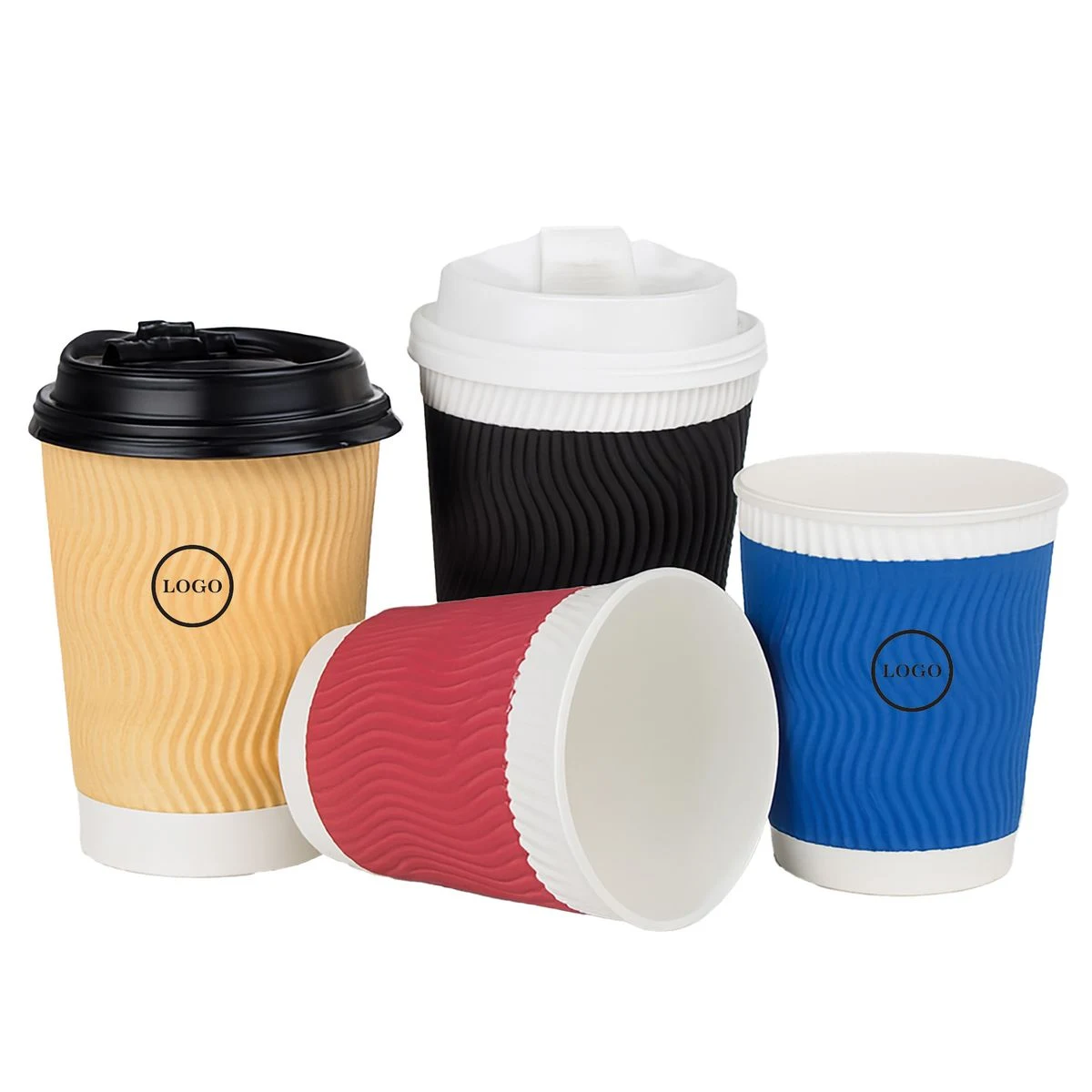 Custom Eco-friendly 10-oz Corrugated Cup 1