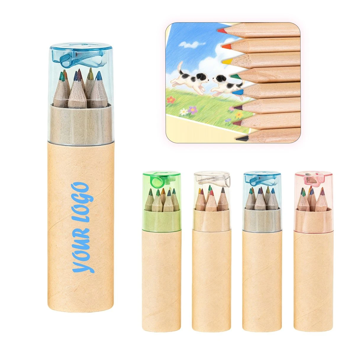 6 Color Colored Pencils Set 1