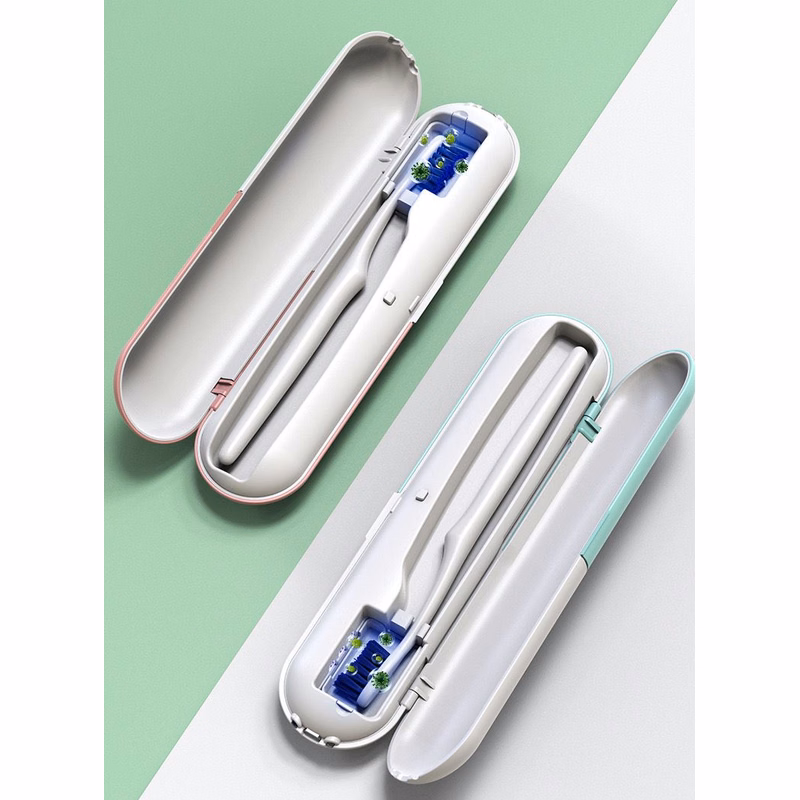 Toothbrush sanitizers Case for the entire toothbrush