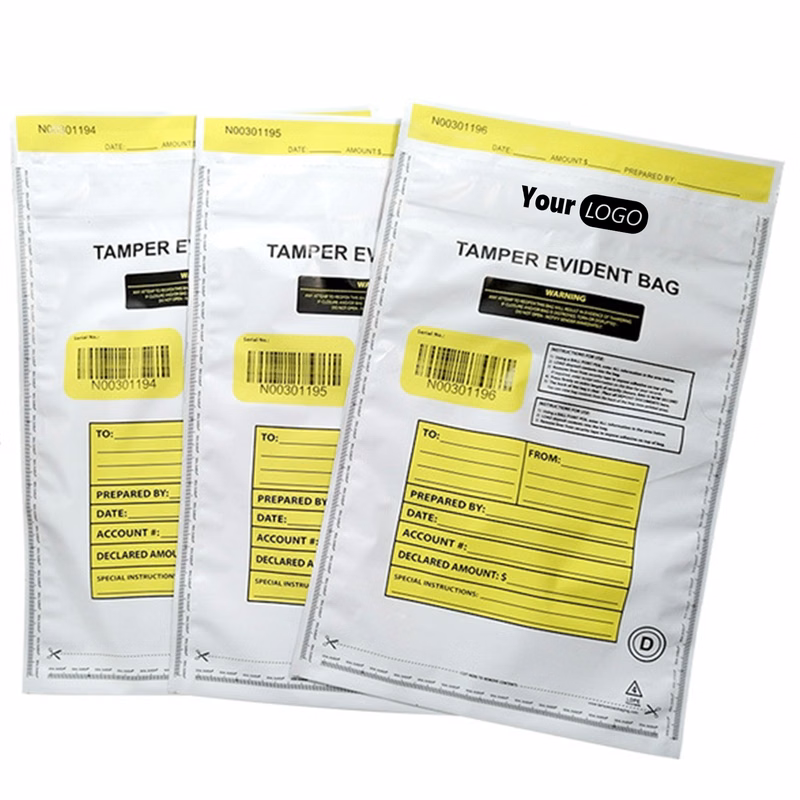 Bank Clear Evidence Bags cash security bags