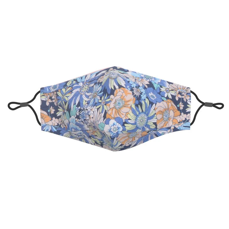 3-Ply Dye-Sublimation Cotton Mask with Adjustable Earloops 1