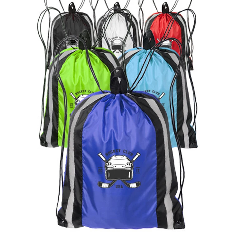 Large Reflector Drawstring Backpack 1