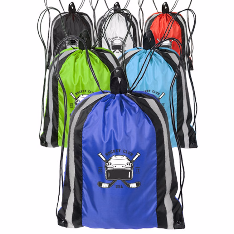 Large Reflector Drawstring Backpack