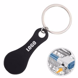 Metal Key Ring Token For Shopping Trolleys And Supermarket Lockers