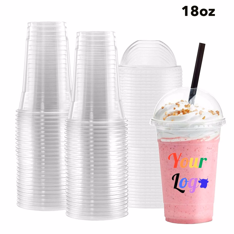 18oz Disposable Plastic Clear Cups